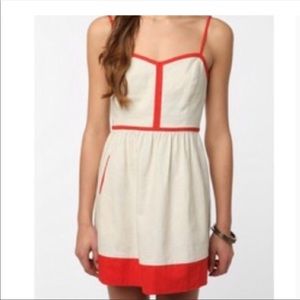 Urban outfitters Linen COPE Dress Size L
